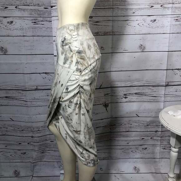 Hard Tail forever skirt with ruched sides faux wrap tie dye size large - Picture 4 of 12